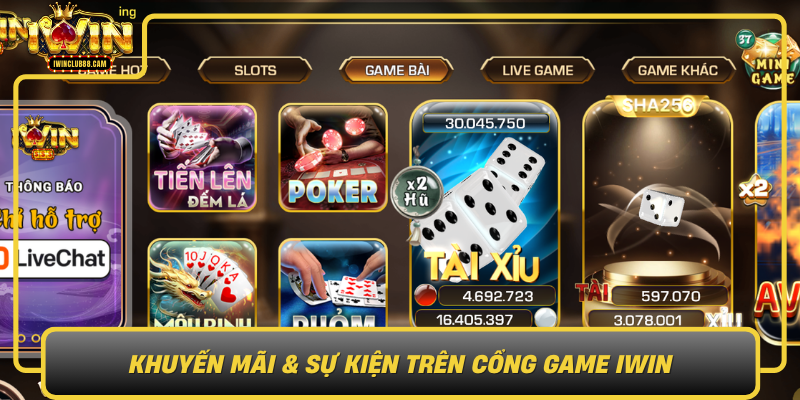 Khuyen Mai Su Kien Tren Cong Game Iwin
